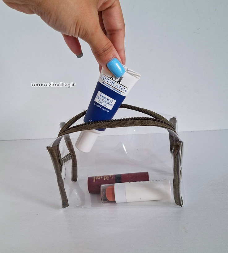 جامدادی و کیف آرایشی شفاف